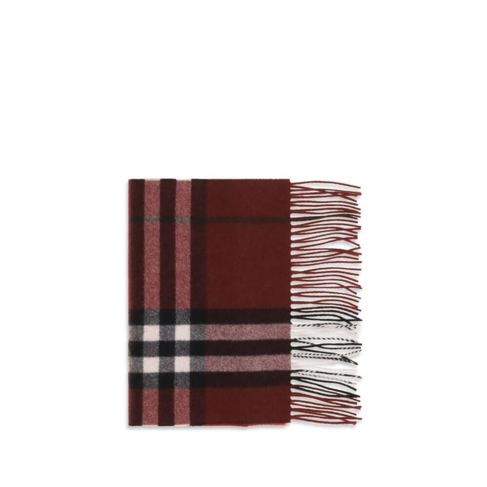 Burberry Bordeaux Cashmere Women's Scarf